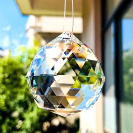 30 40 50 60 70 mm kroonluchter kristallen bal hangende hanger zonnecatcher kristal prisma's bruiloft kerstboom decor accessoires ball h jllltv