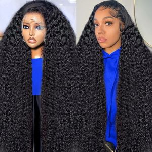 30 40 Inch 13x4 13x6 Deep Wave Lace Front Loose Curly Lace Frontat Human Hair Wigs Brazilian 250% Glueless Closure Wig For Women 240123