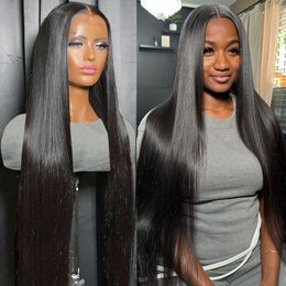 30 40 Inch 13x6 13x4 Straight Lace Front Wigs Human Hair 220%density 360 Full Lace Frontal 5x5 Closure Glueless Wig for Women