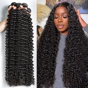 30 40 inch Loose Deep Wave Human 2 3 4 5 Bundels Curly Weavy Bundel Extension Braziliaans Remy Hair voor vrouwen