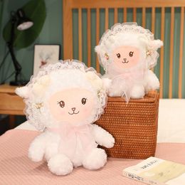 30/40CM animales de dibujos animados ovejas juguetes de peluche ovejas suaves animales de peluche para bebé almohada relajante niños regalo de cumpleaños