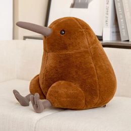 30/40 cm à vie kiwi oiseau en peluche jouet mignon animal en peluche de dessin de dessin de dessin de dessin doux bel cadeau d'anniversaire à la maison 231221