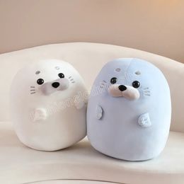 30/40Cm Mooie Blauwe Zeeleeuw Knuffels Knuffeldier Seal Kussen Simulatie Sussen Pop Cartoon Verjaardagscadeau voor Baby Kids