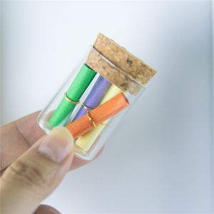 30*40mm 15 ml flacons en verre bocaux Tube à essai avec bouchon en liège vide Transparent bouteilles transparentes 100 pcs/lot