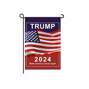 30*45 cm Trump Tuin Vlaggen USA MAGA Banner Houd Amerika Grote Dubbelzijdig 2024 Trump Vlag