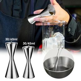 30/45 ml of 30/60 ml RVS Cocktail Shaker Maatregel Cup Dual S Drink Spirit Maatregel Jigger keuken Gadgets 240304