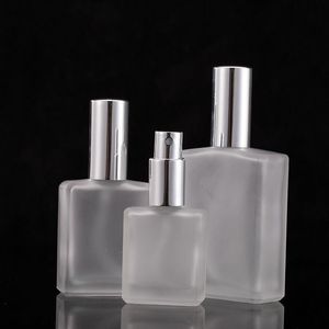 30/50/100 ml vide bouteille de parfum rechargeable voyageur verre vaporisateur atomiseur bouteille de parfum givrée transparente F2287 Muxee Nslwq