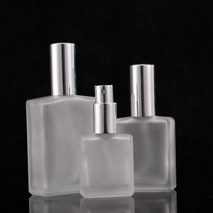 30/50/100 ml vide bouteille de parfum rechargeable voyageur verre vaporisateur atomiseur Transparent givré bouteille de parfum F2287 Ijqhp