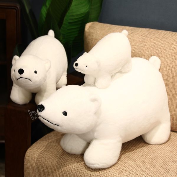 30/50/70 cm mignon ours polaire en peluche poupées Simulation ours oreiller en peluche jouets en peluche beau cadeau d'anniversaire pour les enfants