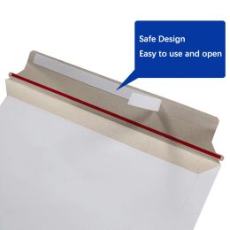 30/50pcs sobres rígidos blancos Majets rígidos autoinforme estancia de envasado plano envasado de fotografía sobresalibros