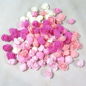 30 gedroogde bloemen Rose 1001000pcs Mini Artificial 35cm schuim Roses Pe Flower Head Diy Teddy Bear Bunny Pasen Birthday Valentine Home Deco 230613 S 2613