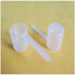 30 gram 60 ml transparante plastic HDPE -schep lepel voor melkwashing poeder Poeder Pack 100pcSlot OP8573171941