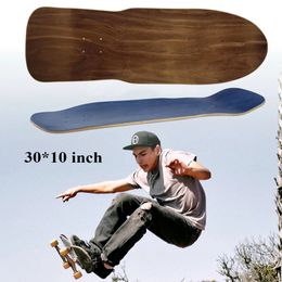 30 Inch Skateboard Land Surfplank Esdoorn Staart Warped Road Rush Mannen Vrouwen Borstel Straat Korte Board Skate DIY Leeg Oppervlak 240327