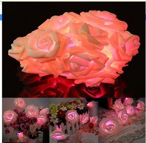 Guirlande lumineuse à 30 LED, fleur féerique, pour fête de mariage, noël, saint-valentin, décoration de jardin