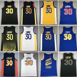 #30 Hombres niños Juvenil Stephen Curry Baloncesto Jerseys Retro Ciudad Jersey Chalecería