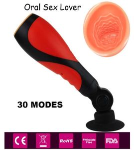 30 modes 180 degrés mains automatique avion tasse électrique mâle masturbateurs coup travail Stroker Oral sexe vibrateur Sex Toy2965799