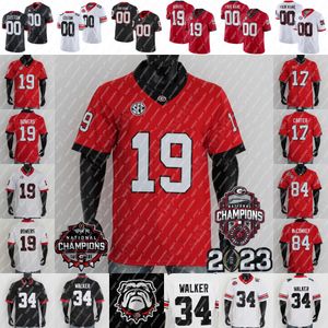 Brock Bowers Football Jersey Brock Vandagriff Carson Beck Ladd McConkey Kendall Milton Roderick Robinson II Mekhi Mews Malaki Starks Herschel Walker Hines Ward