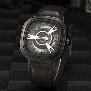 30% KORTING horloge Horloge Seven Friday Men Unieke stijlvolle creatieve klok Quartz Japan Movement M1B01 Steel Relog 230727