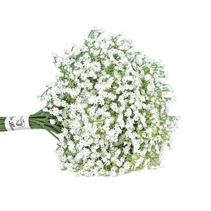 30 PCS Artificial Babys Breath Flowers Real Touch Faux Babies Gypsophila Bouquet para decoración de arreglos florales de boda 240325