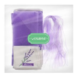 Bolsas de regalo transparentes de 30 pcs Capas de bolsillo de bolsillo Reutilizable Joya de gasa de organza vacía lavanda