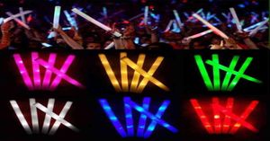 30 PCS Sticks Light-Up LED Batons doux Rally Rave Glow Wands Multicolor Cheer Flashing Tube Tobe Concert pour les festivals Y2201052609556