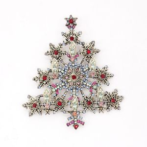 30 pc's/lot aangepaste broches Fashion Crystal Rhinestone Grote kerstboompen voor kerstcadeau/decoratie