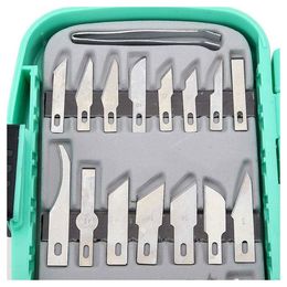 Livraison gratuite 30 pcs/lot ensemble multifonction Kit de couteaux de passe-temps de luxe couteaux à découper outils de travail du bois ensemble Fsukj