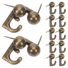 30 PCS Foto Hooks Photo Pin Hanging Bulletin Board Hanger Wall Thumb Tacks Stud Metal Nail