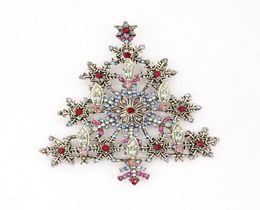 Broches personnalisées en cristal strass, 30 pièces, grande broche d'arbre de noël pour cadeau de noël, décoration 6658546