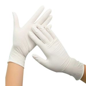 30 picecs en stock promotionnel gants en nitrile imperméables jetables de haute qualité sans poudre