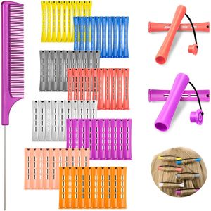 30 Stuks Haar Permanenten Staven Haar Curling Rollers Permanenten Staven Krulspelden Koude Golf Staven voor Kappers Styling Tools8 Maten 240119