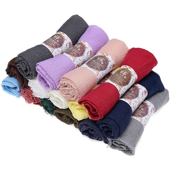 30 unidades por lote, gran oferta, hijab musulmán de color sólido, muchos colores variados, pañuelo malayo barato para mujer