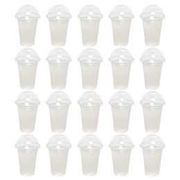 30 ensembles boisson jus tasse couvercle conception tasses en plastique cristaux de citron bouteille de soude jetable Abs boisson paquet clair lait enfant 240122