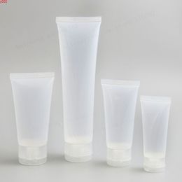 30 x 100g 50g 30g 15g Frost Clear Soft Tube Soft Tube Beurre Conteneur Conteneur en plastique Shampooing Crème Cosmétique PackagingHigh Qté
