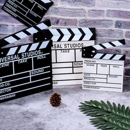 30 x 27 cm vlog opname houten regisseur cinema clapperboard clapboard videoscène tv -film