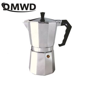 300 / 600ml Stovetop Italien Moka Espresso Aluminium Geyser Copende Maker Mocha Kettle Latte Percolator Pot Filter Cafetiere Pitcher 240528