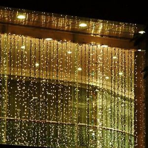 300 LED 3M 3M rideau chaîne lumières lampes de jardin noël glaçon lumières noël décorations de fête de mariage AC110V-250V302j