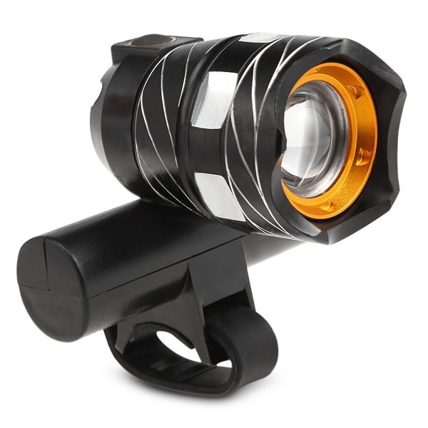 300 lúmenes Mini USB recargable ciclismo bicicleta de montaña LED faro