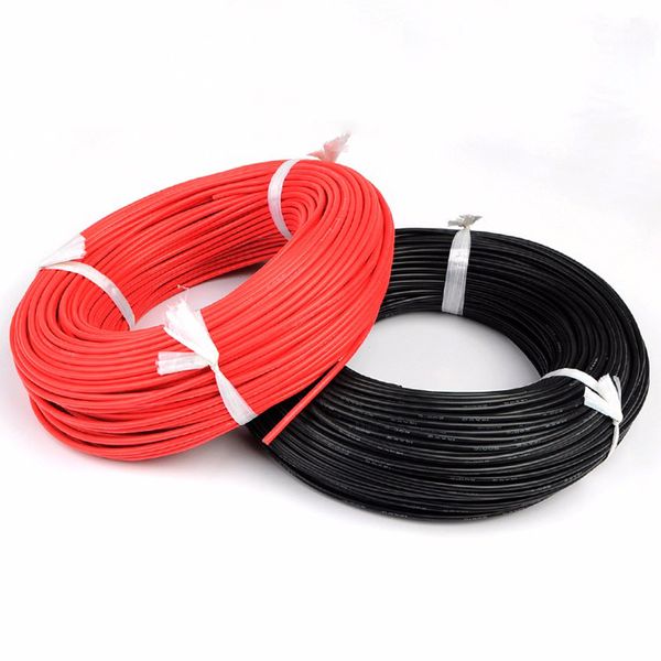 Livraison gratuite 300 mètres de fil de silicium 22AWG 24AWG 26AWG câble de connexion de fil de gel de silice en silicone souple résistant à la chaleur