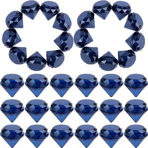 500 pcs 5 g/5 ml vides clairs bleu royal pots en forme de diamant en plastique échantillons cosmétiques pot avec couvercles rechargeables cosmétiques crème boîte pour lotion baume à lèvres fard à paupières ongles