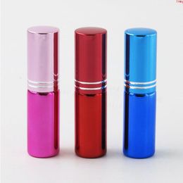 300 X 5 ml UV Kleine Hervulbare Parfum Fles Blauw Rood Glas Geur verstuiver 1/6 oz Mist spray Vloeistof Containerhigh qty Lxjai