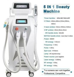 3000 watt 4 In1 multifunctionele IPL Tattoo Removal Machine Vascular Pigment Acne Therapie Laser 5 Filters Opt Tattoo/Acne/Pigment/Wrinkle/VA