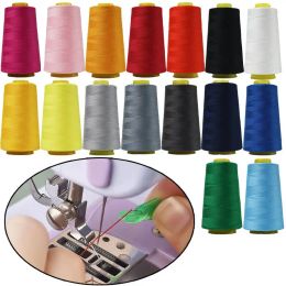3000 meter taaie polyester naaimraad professionele naaimachine draden voor naaignaald maat 11 14 Niet gemakkelijk verbroken