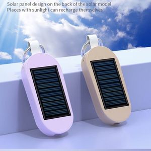 3000mAh zonne-energiebank Snel opladen Type-C/voor iPhone Draadloze oplader voor Apple Watch Draagbare externe powerbank sleutelhanger
