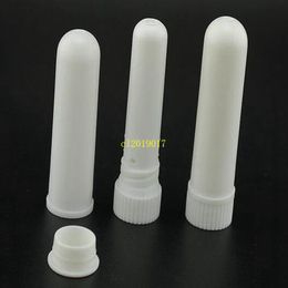 Gratis verzending 3000 sets / lot hot koop blanco nasal inhalator sticks, plastic lege aroma neusinhalatoren voor diy essentieel