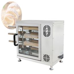 Machine à pain électrique rotative automatique 3000W, grille-pain, cuisson de gâteaux, Bagels, rouleau de cheminée hongroise, 110v, 220v
