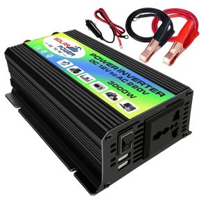 3000W DC 12V à AC 110 / 220V PORTABLE POWER POWER CHARGER CONVERTISS