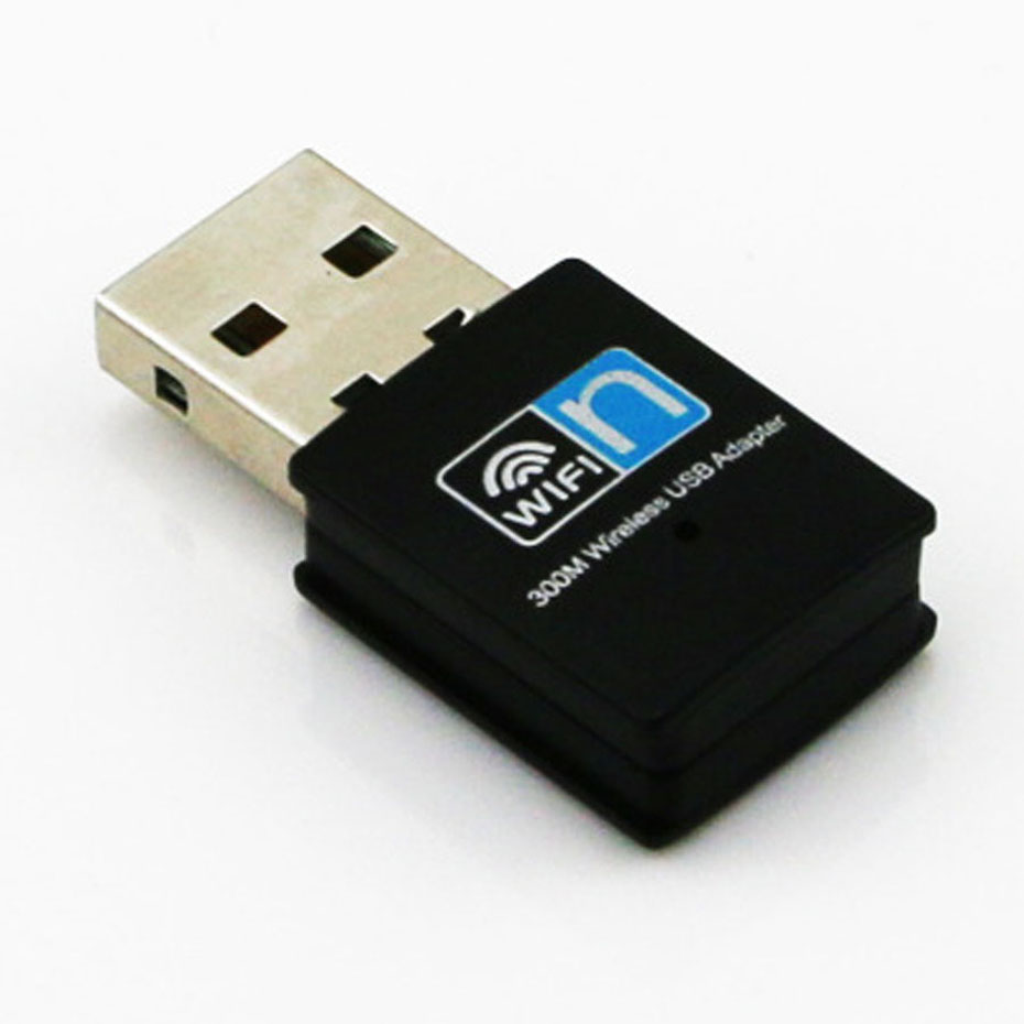 300Mbps USB WiFiアダプターRTL8192チップセット2.4GHz 300MワイヤレスレシーバーWi-Fiドングルネットワークカード用ラップトップ