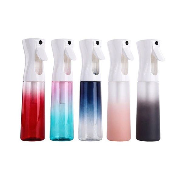 300ml 10oz Gradient Beautify Beauties Bouteilles de vaporisateur pour cheveux Ultra Fine Brume d'eau continue pour la coiffure, le nettoyage, les plantes, la brumisation Uthn