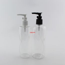 300ml 400ml X 12 bouteilles transparentes rechargeables vides de grande taille avec pompe à lotion à baïonnette contenant cosmétique transparent pour emballage Shampoogood